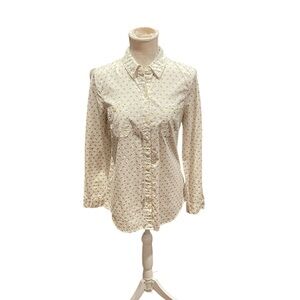 Old Navy Anchors  Button‎ Down Petite Long Sleeve Shirt ⚓️
